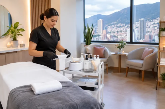 Depilación bikini Bogotá con cera y cuidado